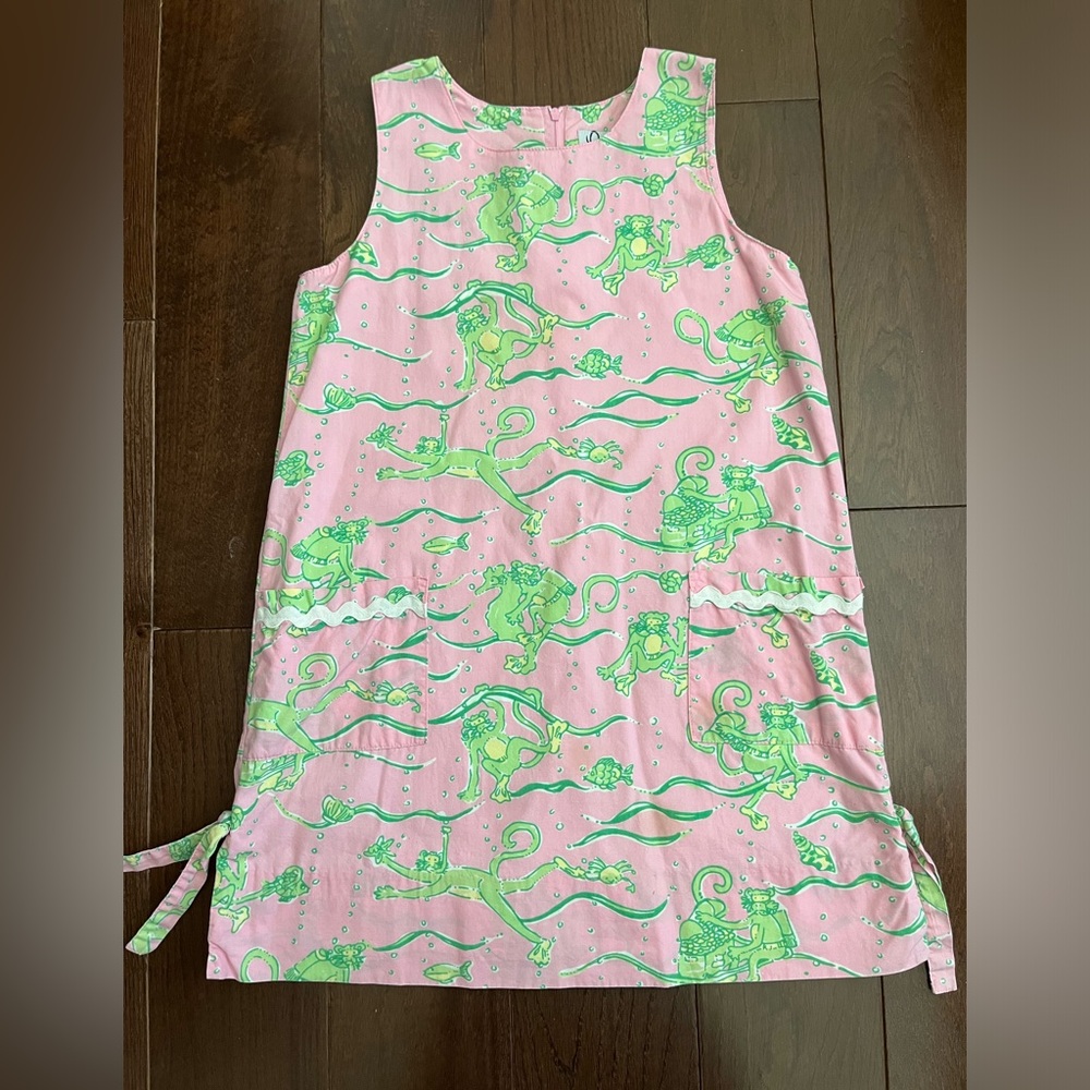 Girls Lilly Pulitzer White Label Shift Dress